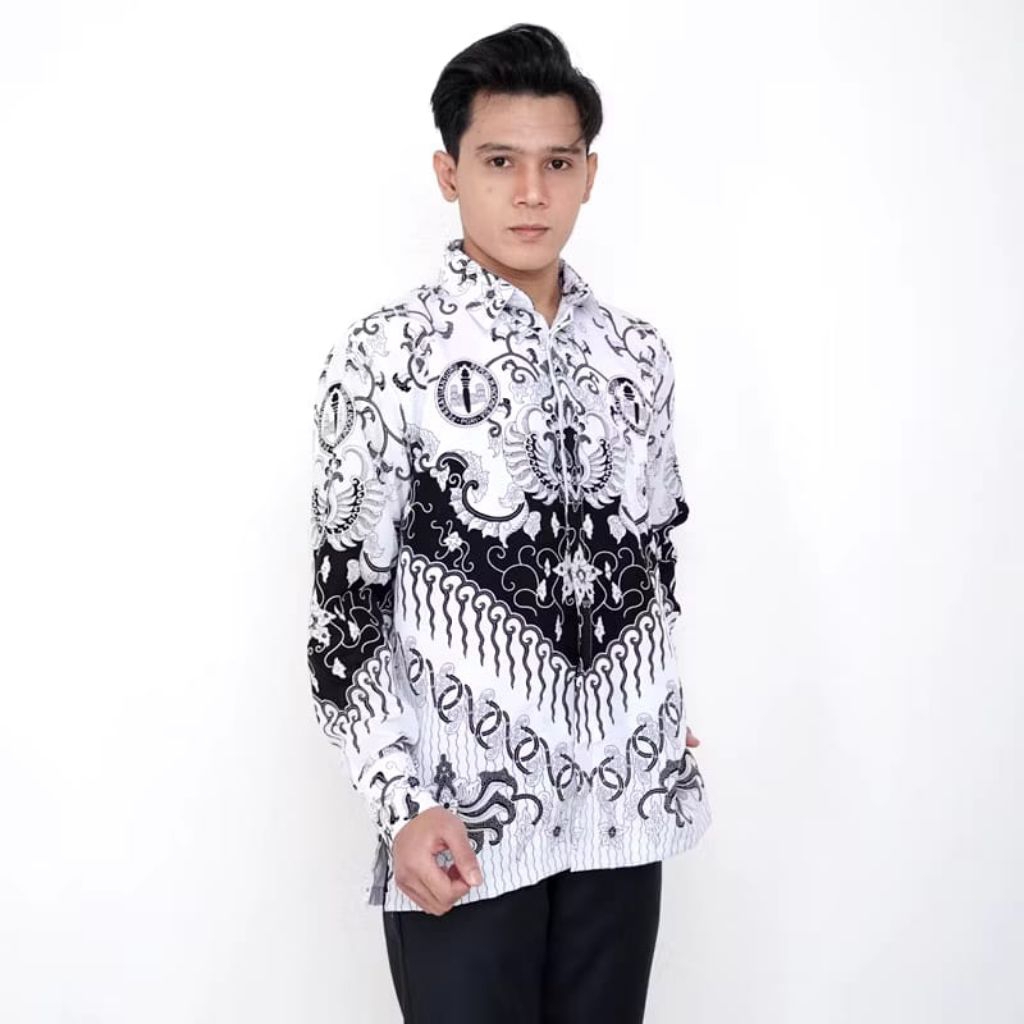 SERAGAM PGRI PRIA MOTIF KUSUMA BANGSA KEMEJA PGRI PRIA FULL FURING PGRI PRIA TERBARU 2025