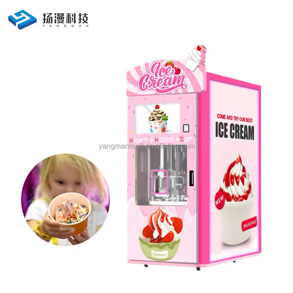 

Fully Automatic Ice Cream Vending Machine