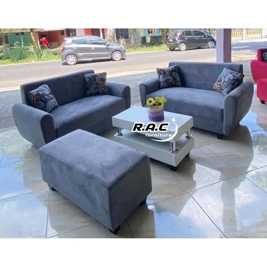 Sofa Minimalis Bludru