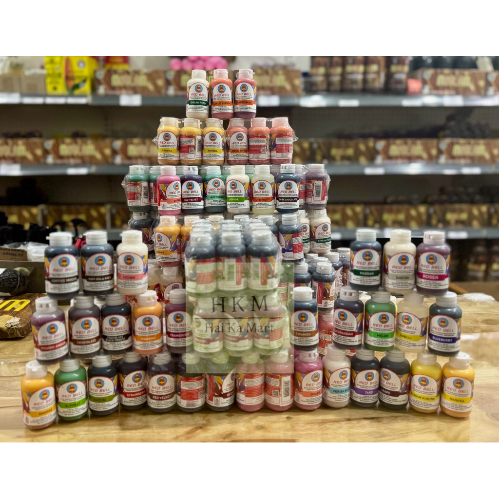 

Pasta Red Bell Cair Makanan Kue 55 ml