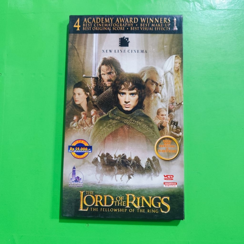 VCD Original THE LORD OF THE RINGS The Yellowship Of The Ring