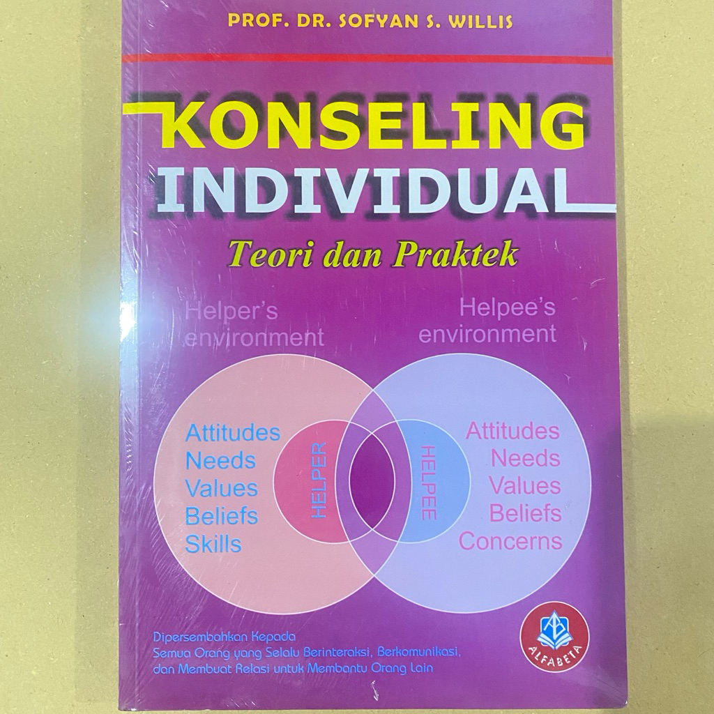 Buku KONSELING INDIVIDUAL / prof sofyan willis / alfabeta