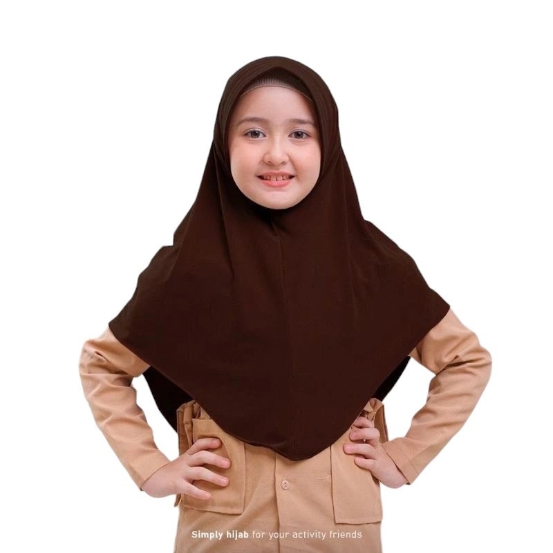Kerudung krudung jilbab hijab instan ank Anak sekolah sd tk paud Perempuan terbaru 2025 modern kekin