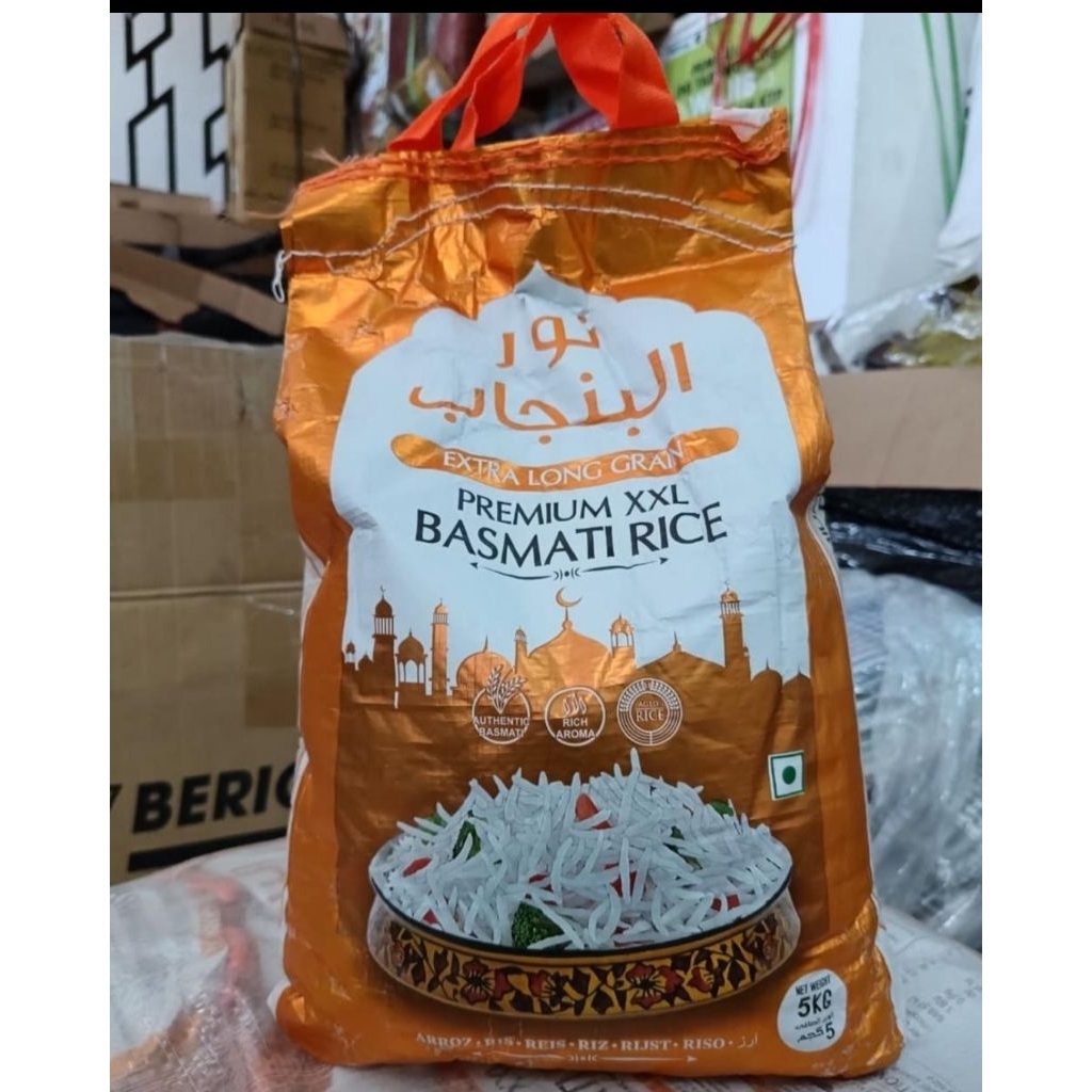 

Beras Basmati Kemasan 5 KG Punjab