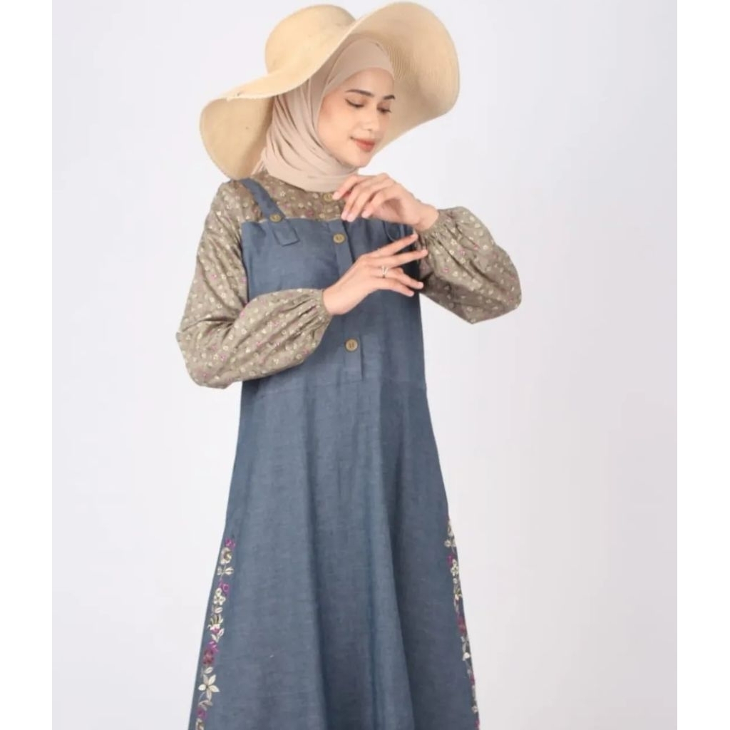 ABAYA DANNIS DEWASA NAVY