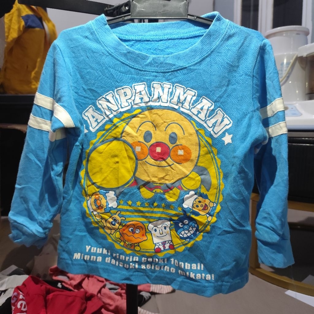 kaos anak anpanman