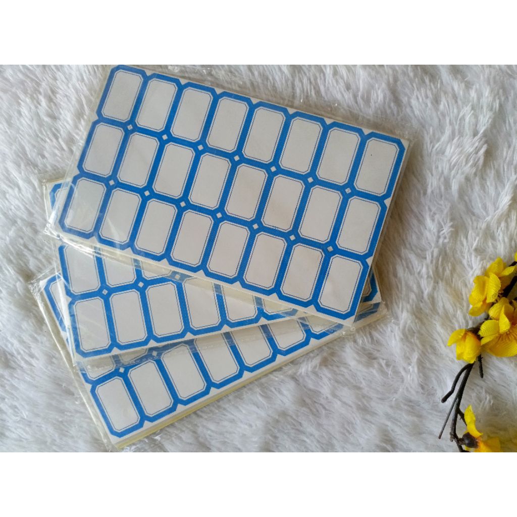 

Stiker Daya Rekat Kuat Polosan Bisa ditulis Nama atau Harga isi 15 Lembar | Stiker Harga | Alat ATK Kantor Sekolah