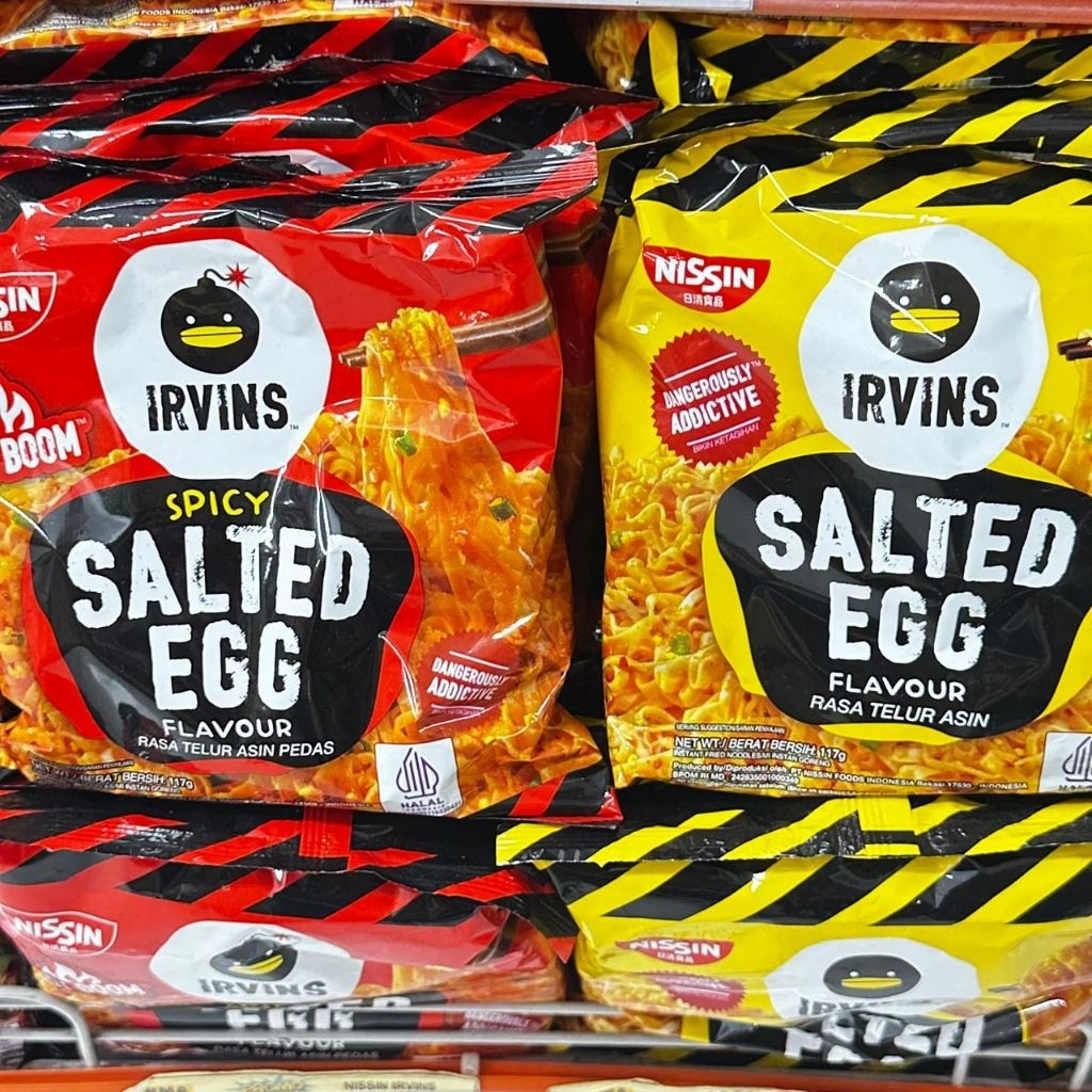 

Nissin Irvins Salted Egg Mie Instan Rasa Telur Asin 117 gran