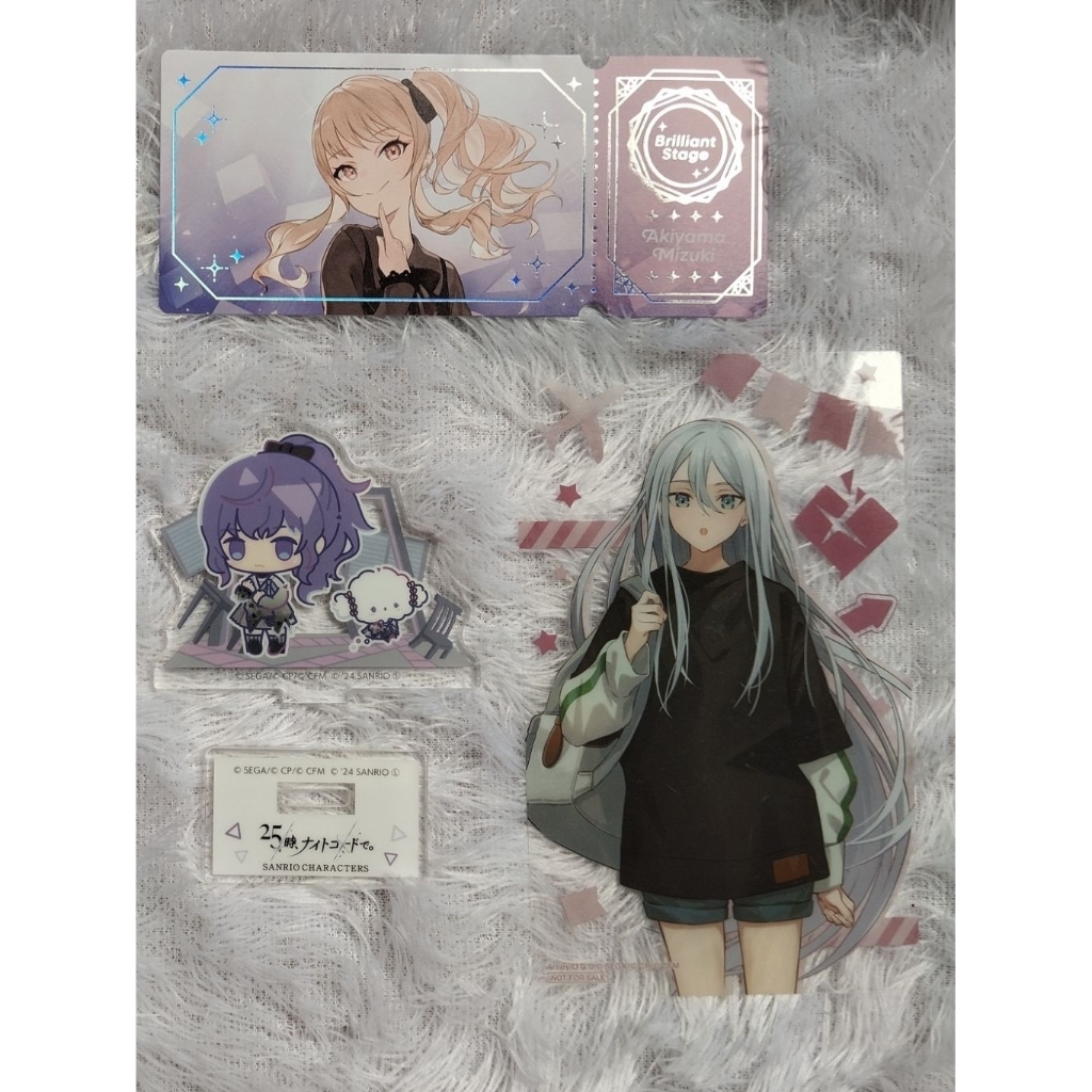 Project Sekai merch nightcord Kanade Mizuki Mafuyu sanrio