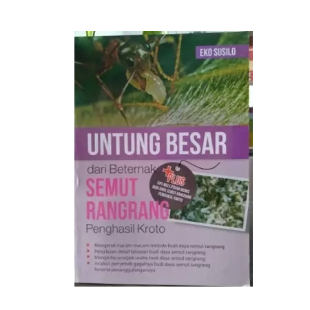 Buku Untung Besar Dari Beternak Semut Rangrang Penghasil Kroto