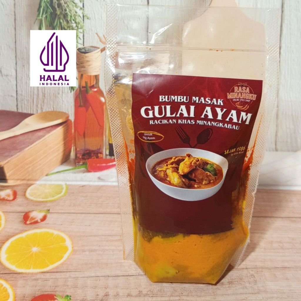 

Bumbu Gulai Ayam Rasa Minangku, bumbu gulai ayam padang, bumbu gulai ayam