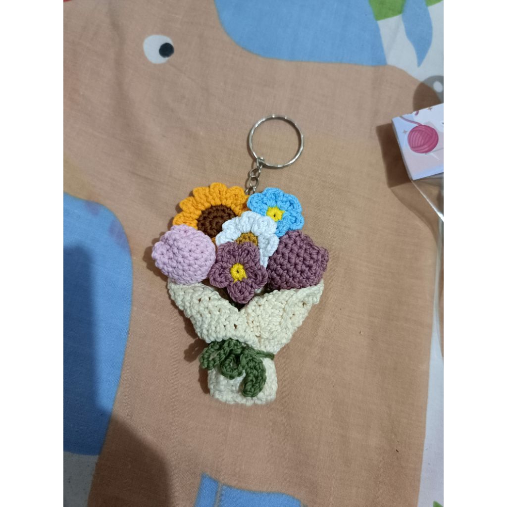 gantungan tas / kunci rajutan