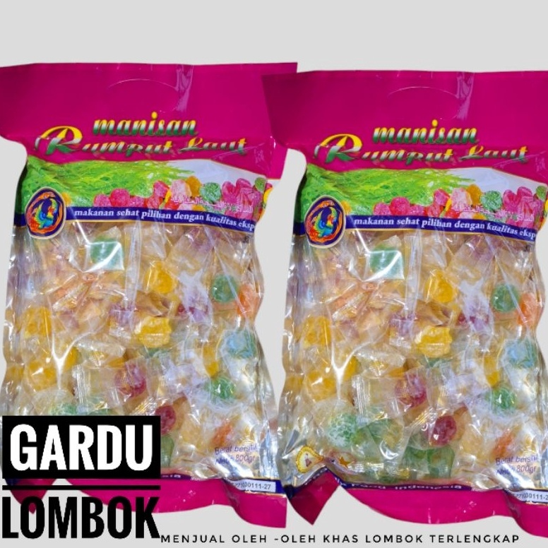 

New Kinjoy Jelly Manisan Rumput Laut phoenix 8 gram oleh oleh khas lombok