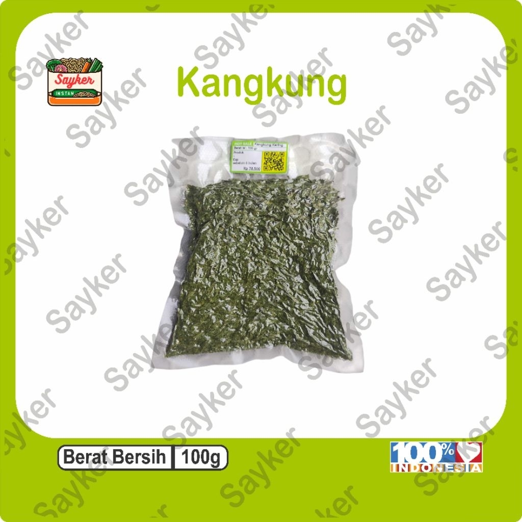 

Sayur Kering Kangkung, ( 100 ), Sayker Original