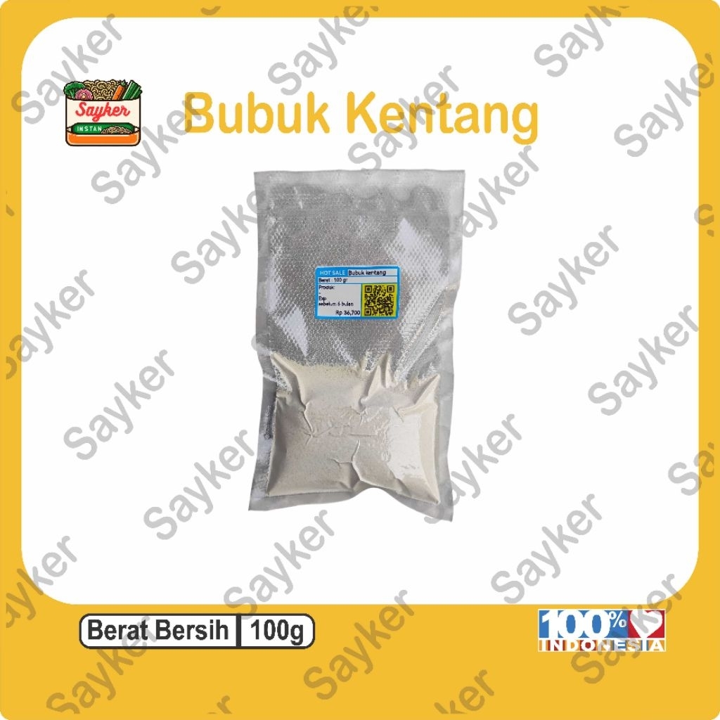 

Bubuk kentang ubi,( 100 gr ), Sayker Original