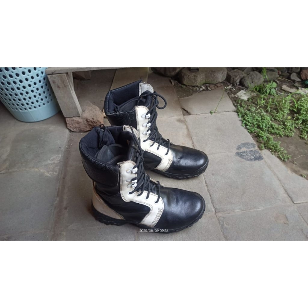 sepatu PDL PROVOS resleting kulit POLRI 40 second