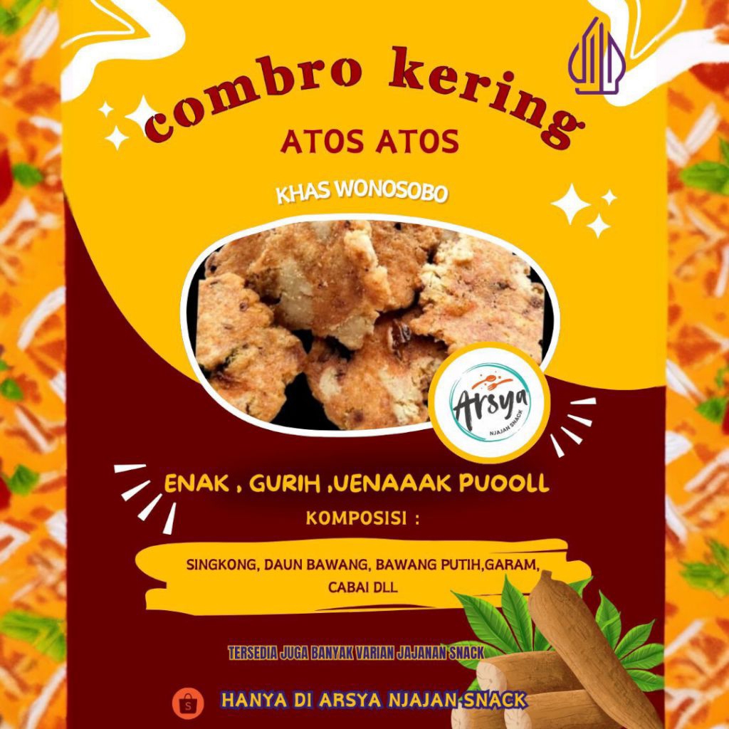 

Combro Atos / keras kering khas Wonosobo