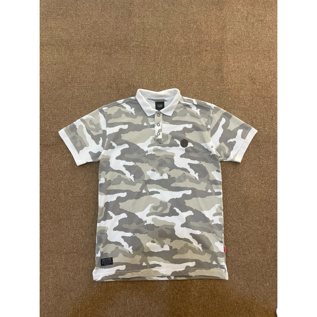 kaos kerah polo army bone soul