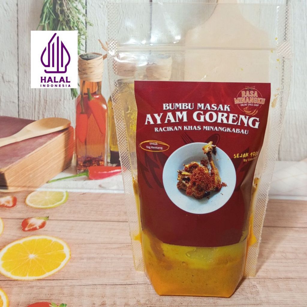 

Bumbu Ayam Goreng Rasa Minangku, bumbu ayam goreng lengkuas, bumbu ayam goreng rempah, bumbu ayam goreng padang