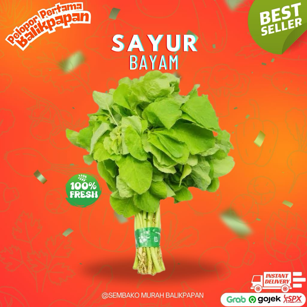 

bayam segar per ikat besar 700 Gr
