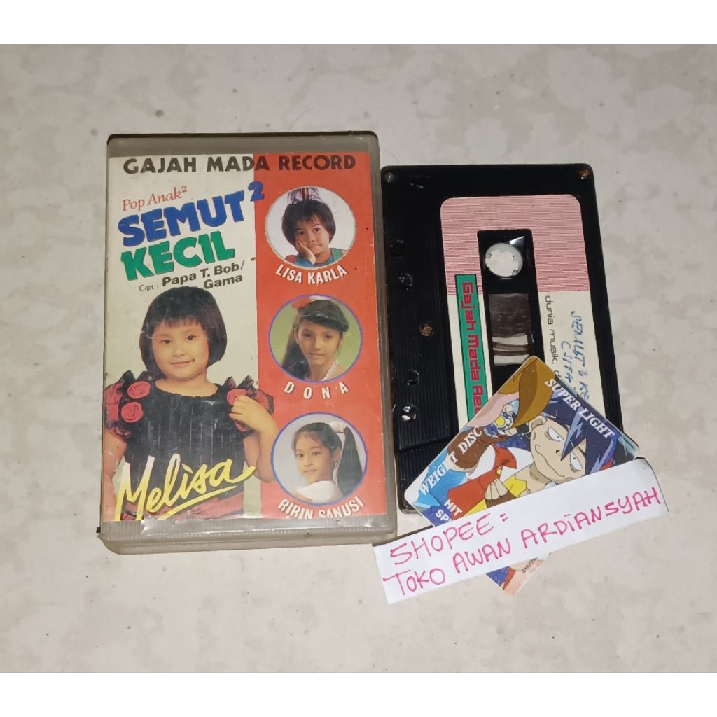 kaset pita melisa semut semut kecil kaset pita anak