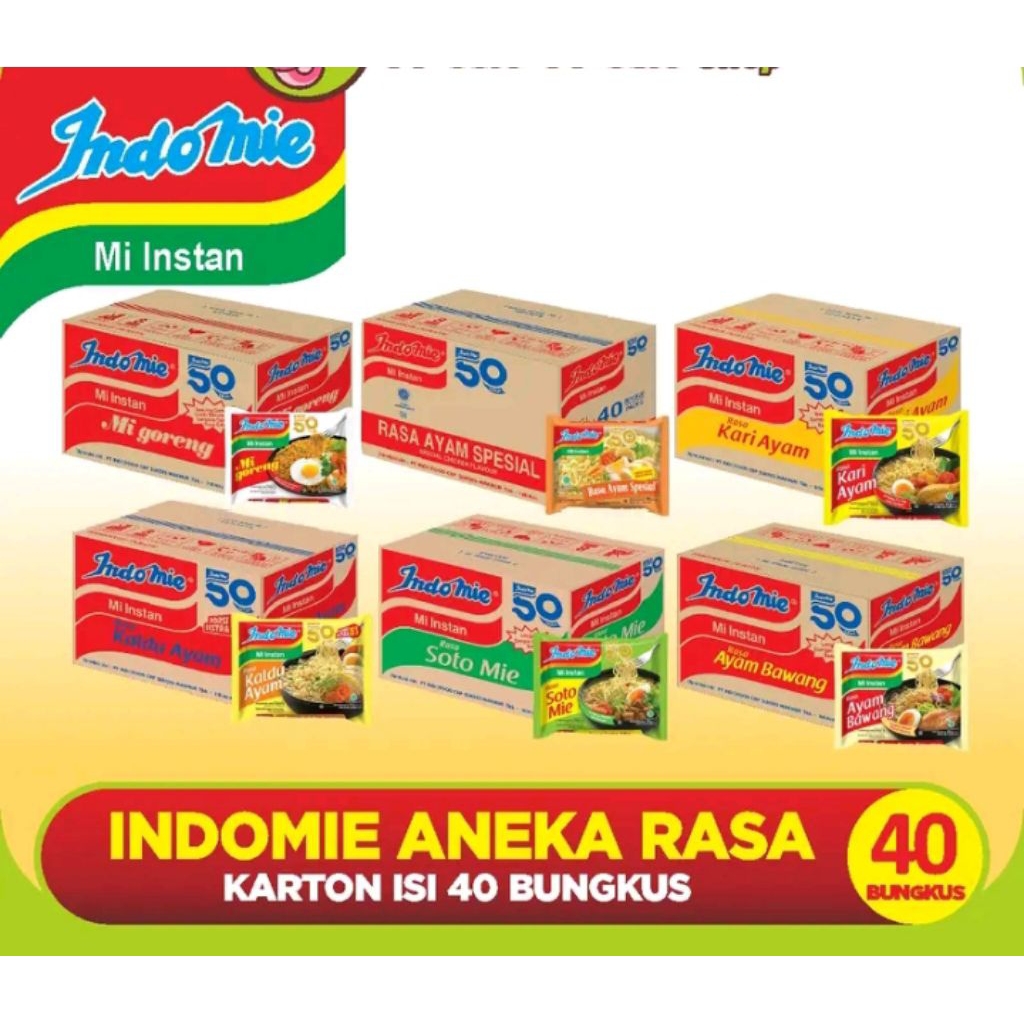 

Indomie perdus isi 40