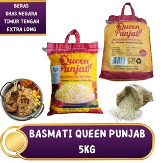 

BASMATI WHITE PERAL I QUEEN PUNJAB 5KG DAN PUNJAB NOOR PREMIUM EXTRA LONG GRAIN I BERAS INDIA PAKISTAN I NASI KEBULI BRIYANI KABSA RICE I BERAS KHAS TIMUR TENGAH I BERAS KEBULI MANDHI BRIYANI KABSA