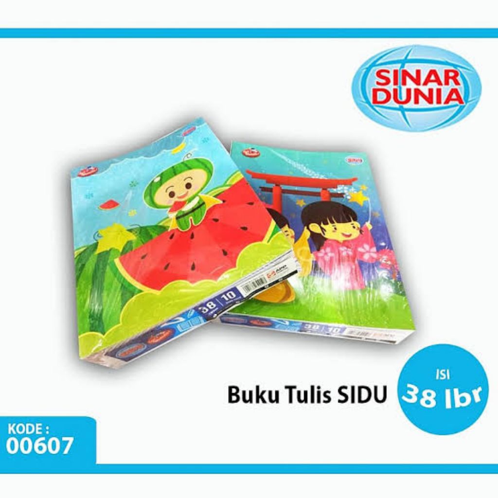 

Buku Tulis Sidu 38 Lembar 1 Pack isi 10 Buku