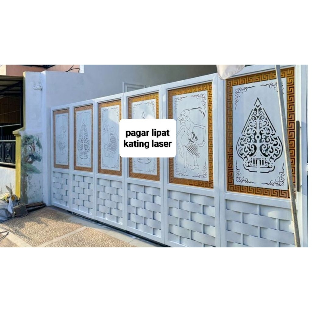 pintu lipat besi pintu-untuk gerbang rumah bahan plat besi