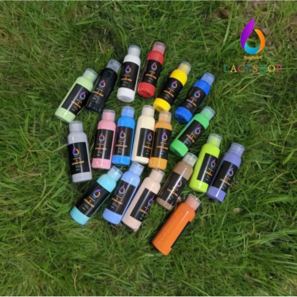 

Cat Lukis Denim Celana Jeans dan Kaos | Cat Acrylic Semi Leather Paint Kemasan 100ML