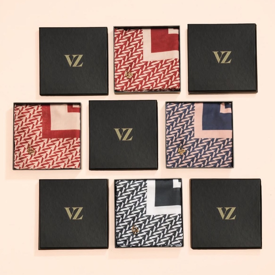 VZ NEW Monogram Scarf 3.0 Voal ORIGINAL by VIVI ZUBEDI