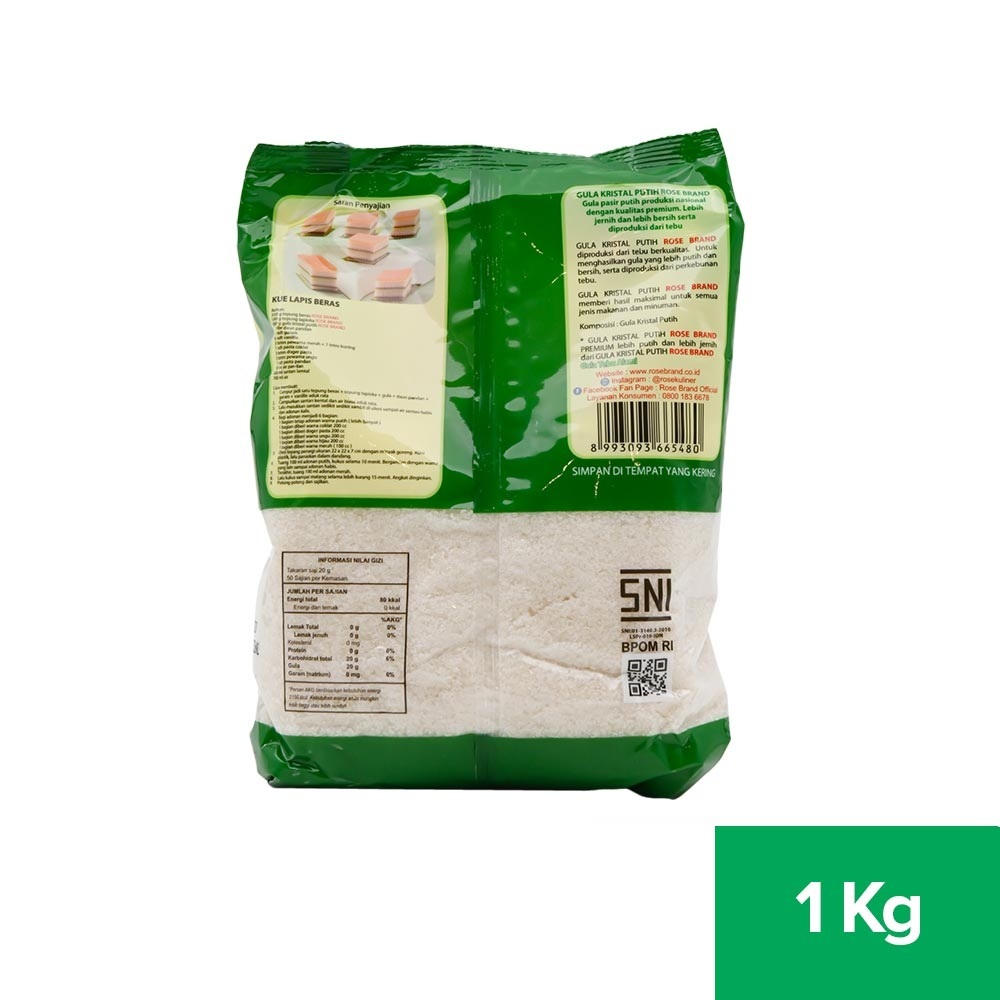 

ROSE BRAND Gula Premium 1kg