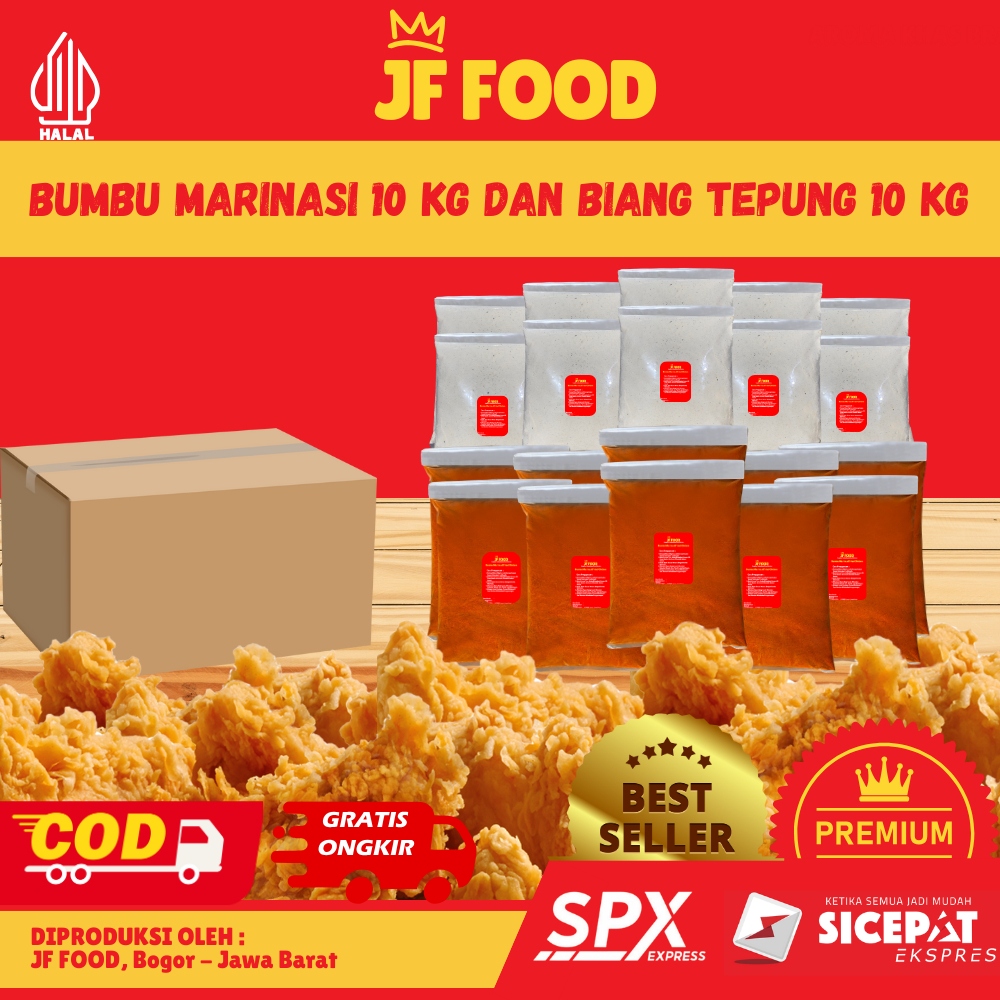 

Paket Marinasi 10 Kg & Biang Tepung 10 Kg