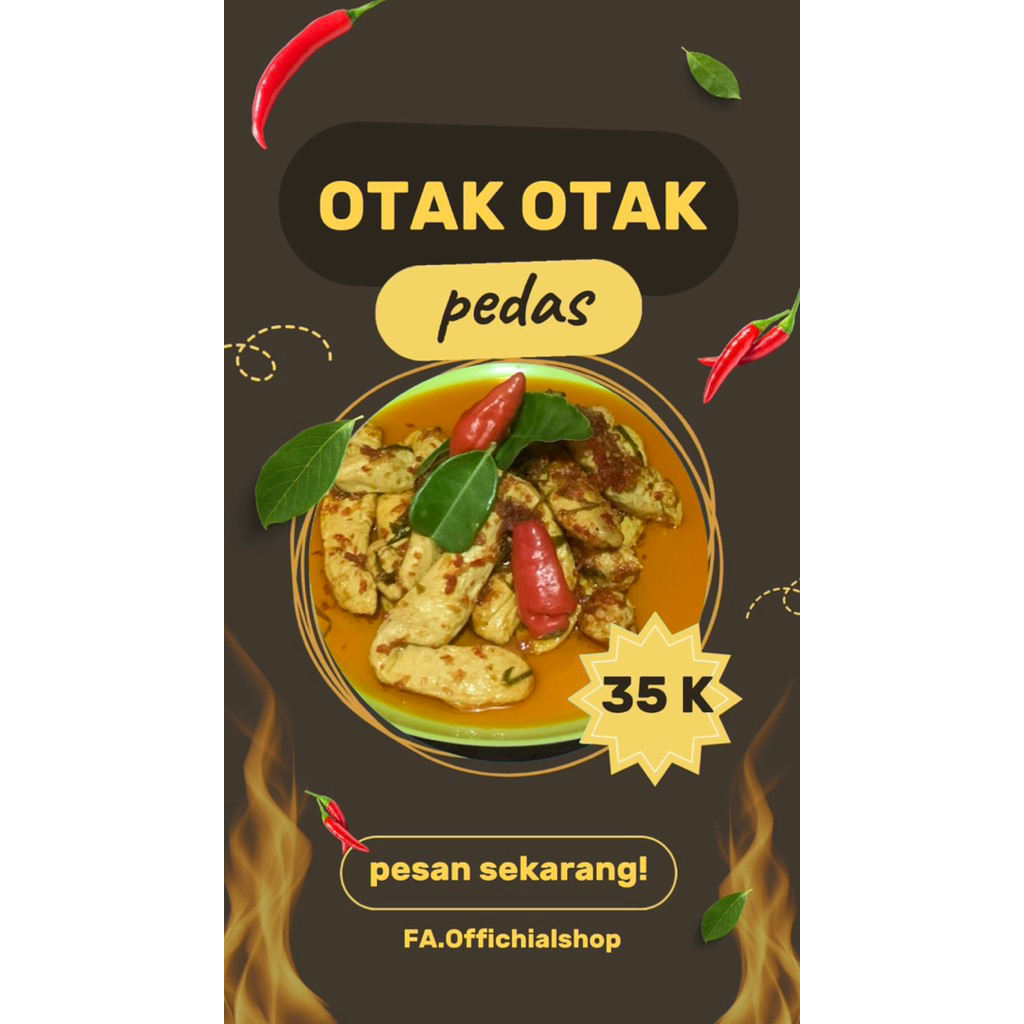 

OTAK OTAK BUMBU PEDAS 500gram + Vakum