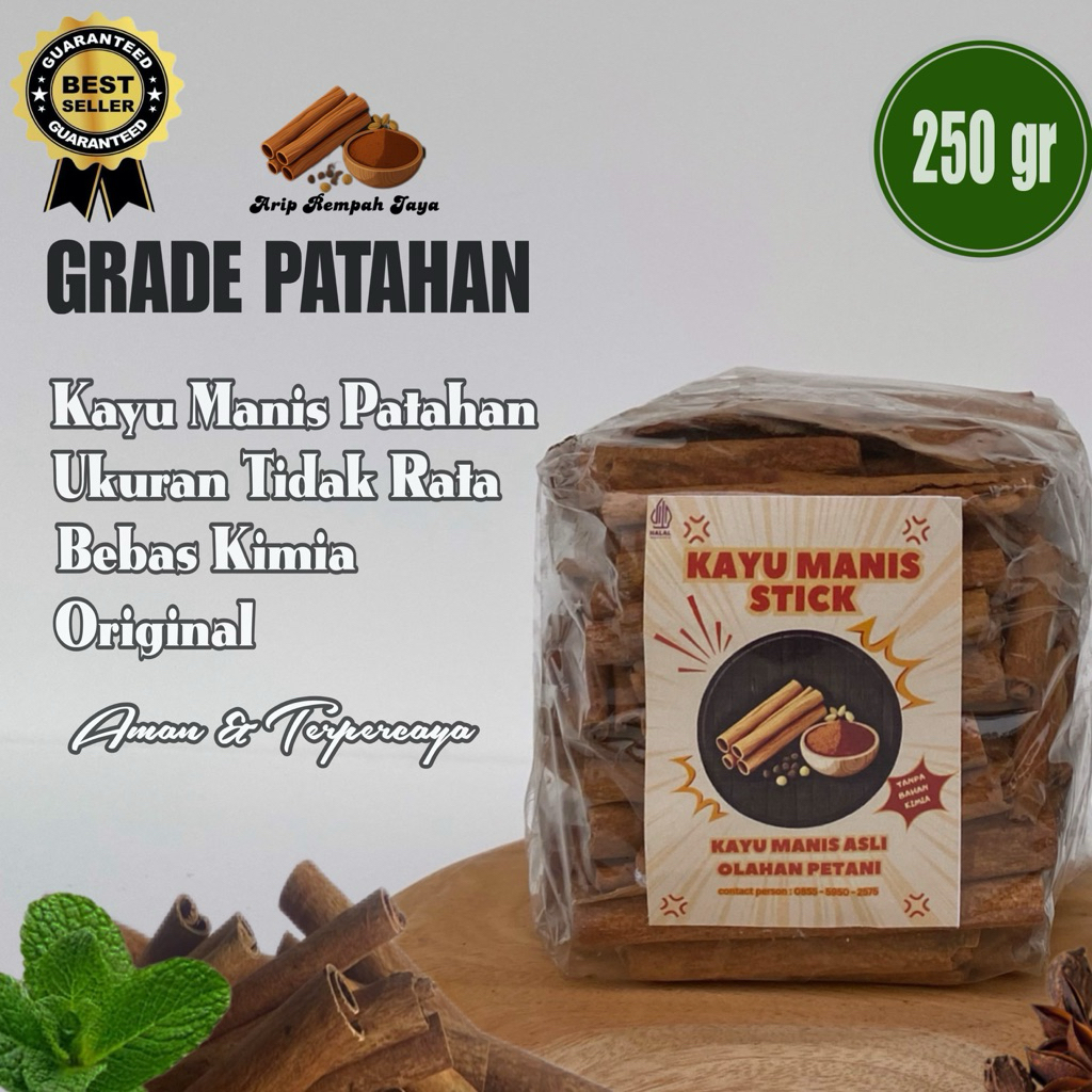 

Kayu Manis 250 gram || kayu manis patahan