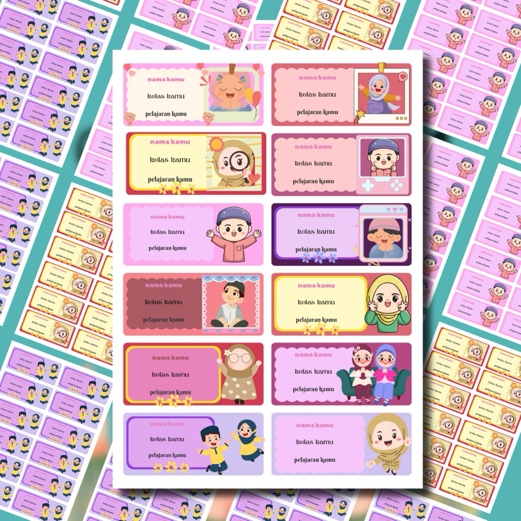 

Stiker karakter|| Bisa custom nama, karakter, dll..