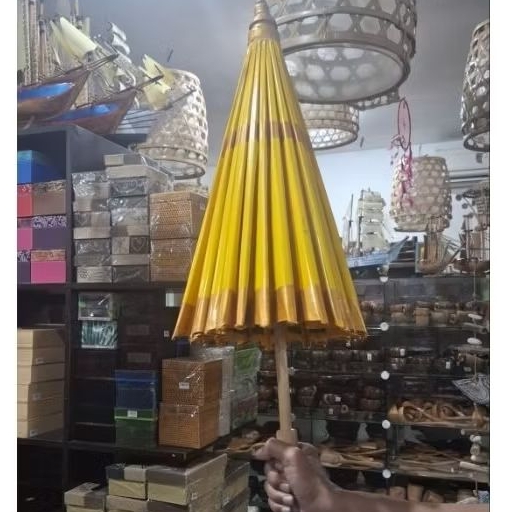 Payung Kayu Kuning | Payung prewed | Payung agung | Payung  cantik |