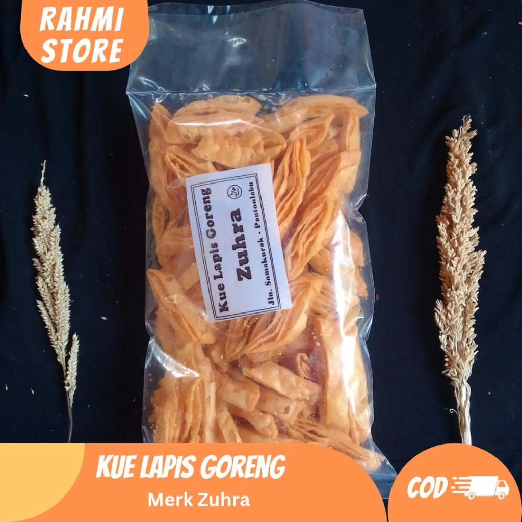 

Kue lapis goreng kriuk manis produksi Zuhra | Aceh