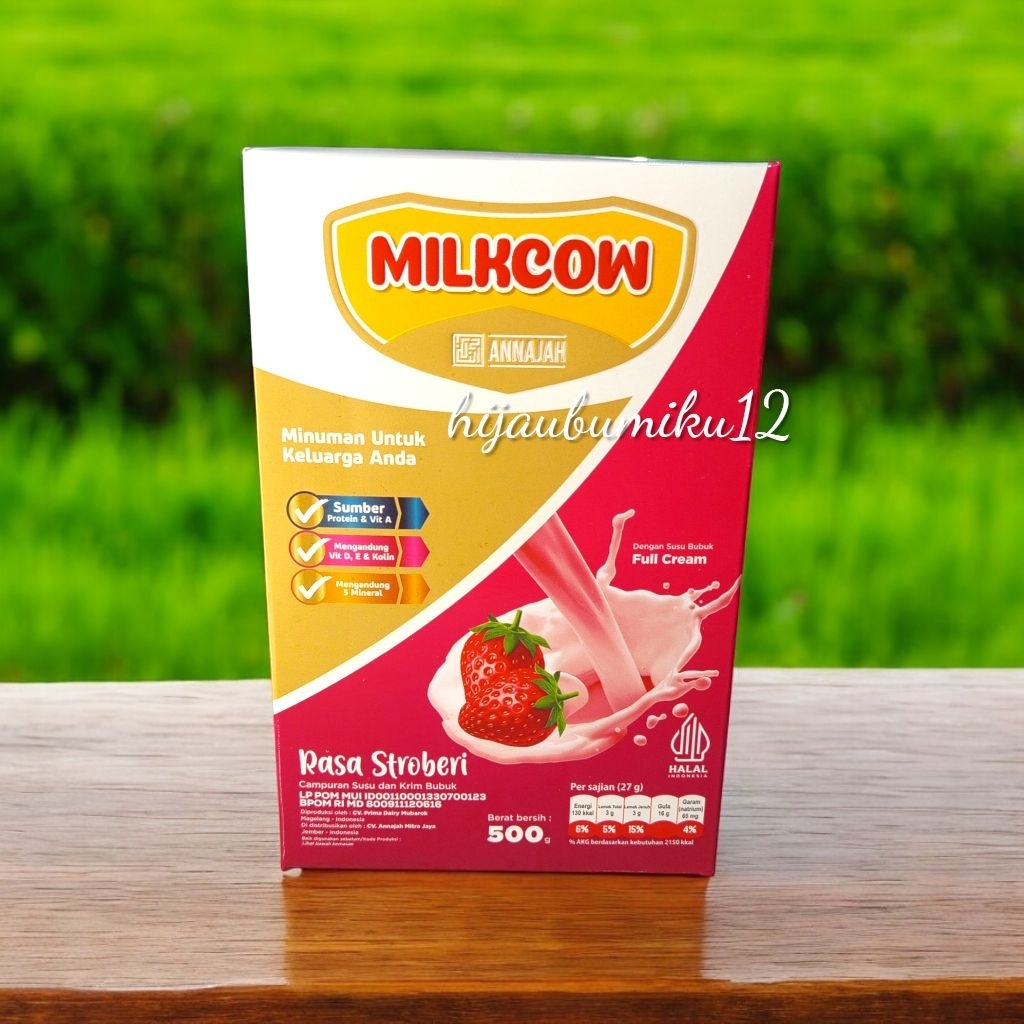 

Milkcow Susu Gemuk Bonus Origami - Susu Anak Dewasa 500 Gram