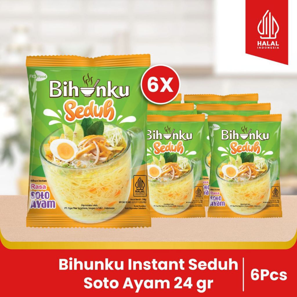 

Paket Bundling - Bihunku Instant - Seduh Soto - 24gr - 6pcs