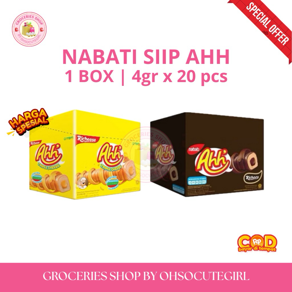 

[PROMO] NABATI SIIP AHH 500 1 BOX ISI 20 RASA COKLAT KEJU NABATI SIP AH 4g