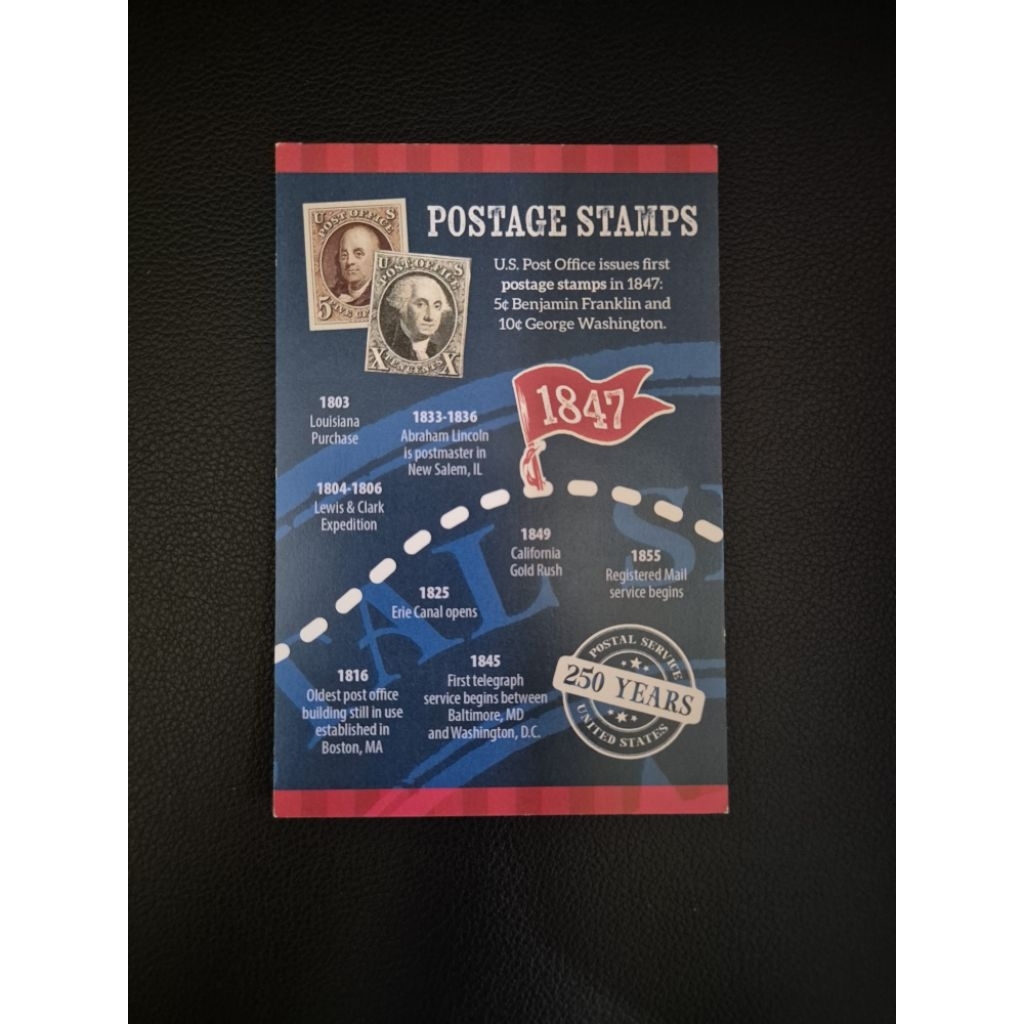 

kartu pos prangko amerika/ us postage postcard