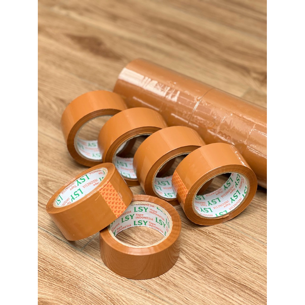 

Lakban Coklat Ukuran 2inch Panjang 100 Yard LSY