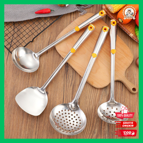 Alat Dapur - Set Spatula Dapur Stainless Steel - Irus Serbaguna SET 42
