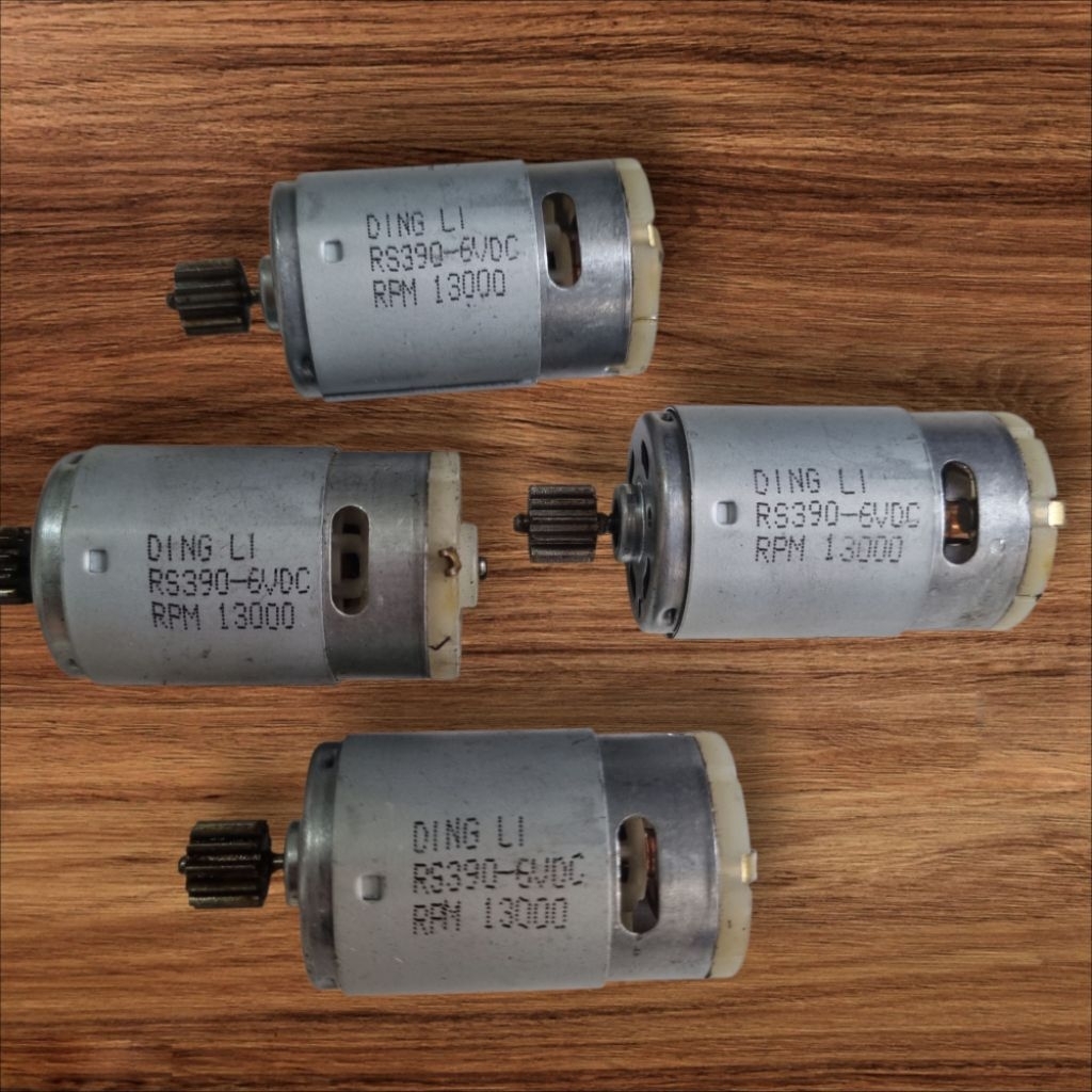 dinamo rs 380 rs380 dinamo mobil aki motor aki anak dinamo gearbox gearbok rs380 6v dan RS 390 v