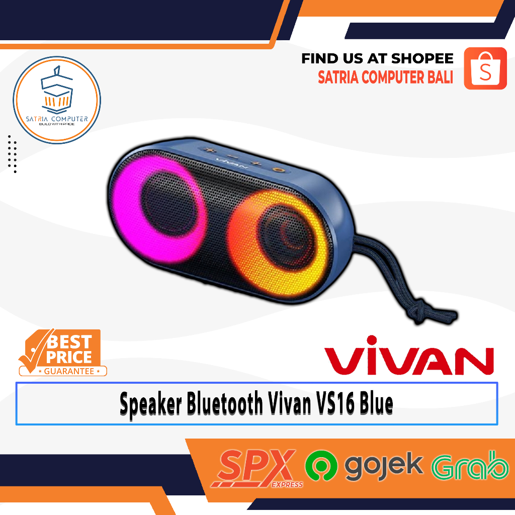 Speaker Bluetooth Vivan VS16 Blue