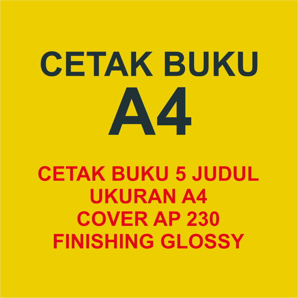 

CETAK BUKU 5 JUDUL - JILID LEM PANAS