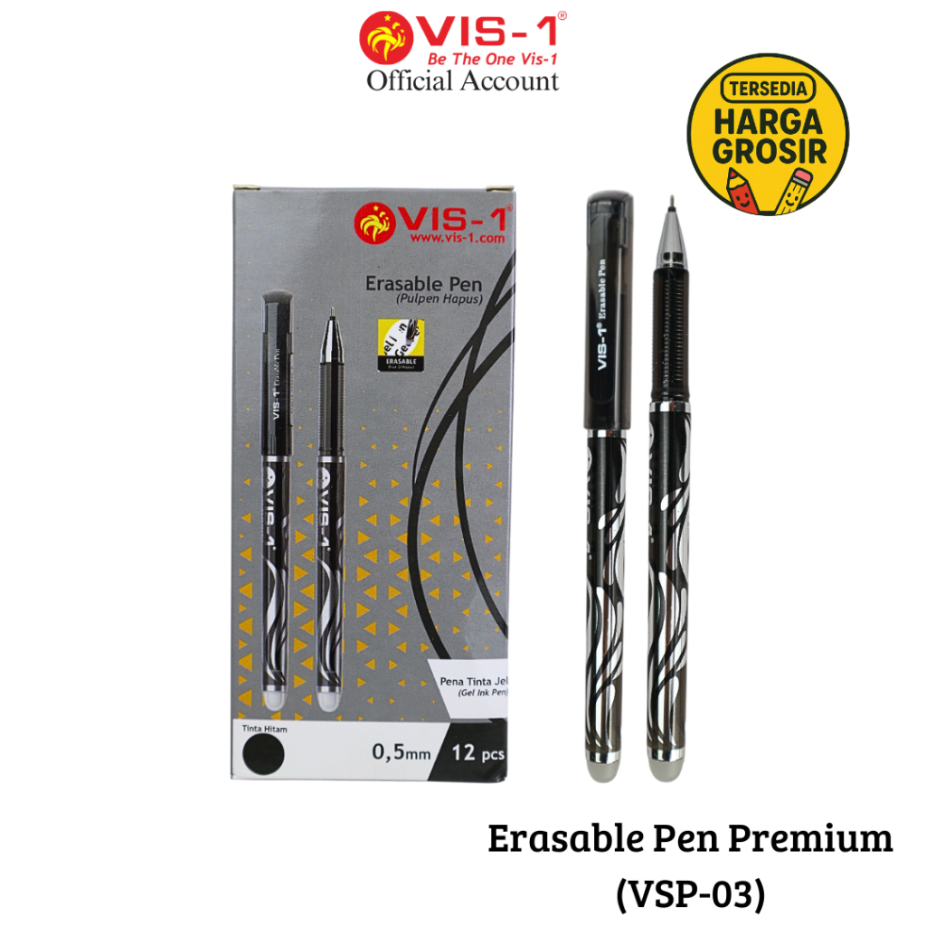 

VIS-1 - Erasable Pen Premium VSP-03 / Pulpen bisa di hapus / Pulpen Hapus / Bolpoin / Pulpen / Pena