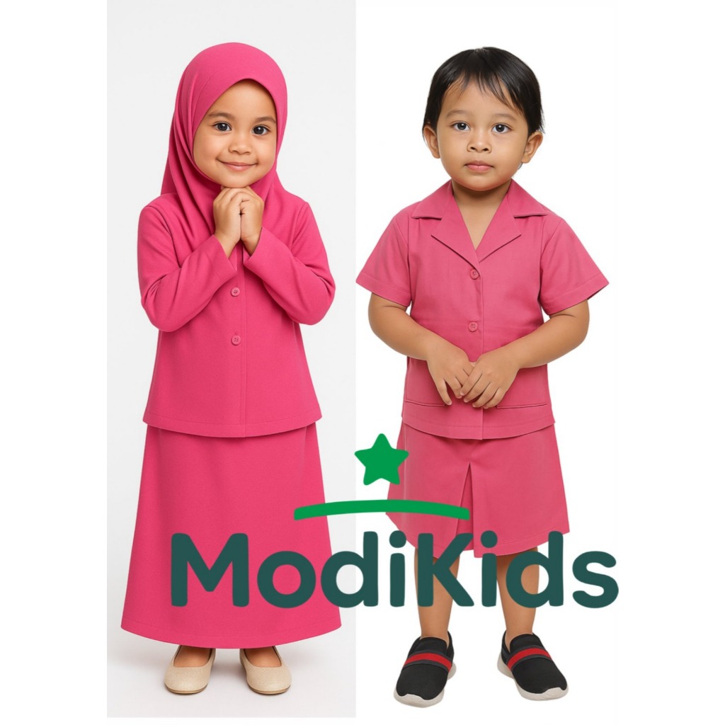 NUSANTARA Baju anak BHAYANGKARI / 1 stell baju BHAYANGKARI anak / baju BHAYANGKARI anak muslim PREMI
