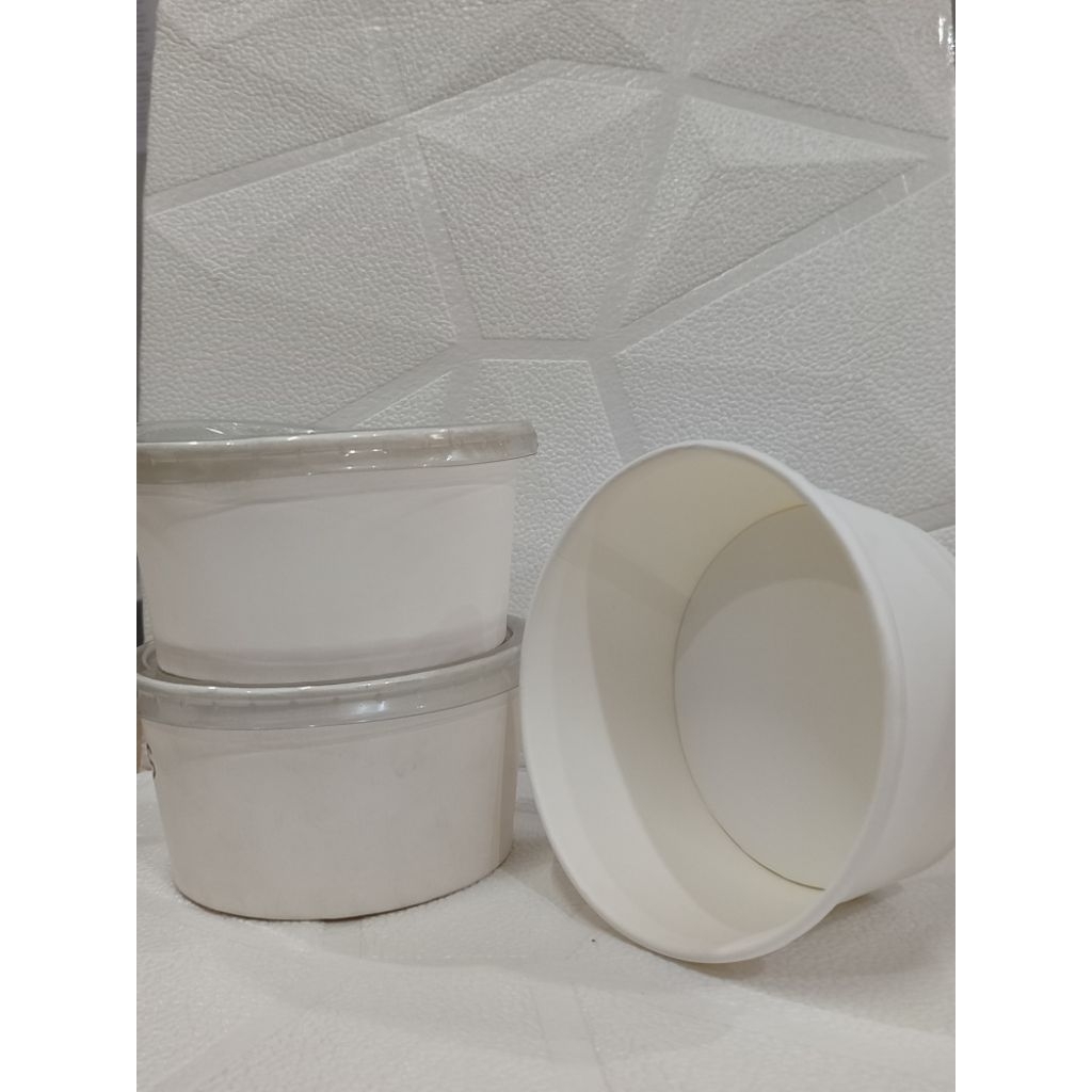 Mamgkok Kertas/Paper Bowl Nesto Dengan berbagai Ukuran/Paper Bowl Nesto 500ml/650ml/800ml